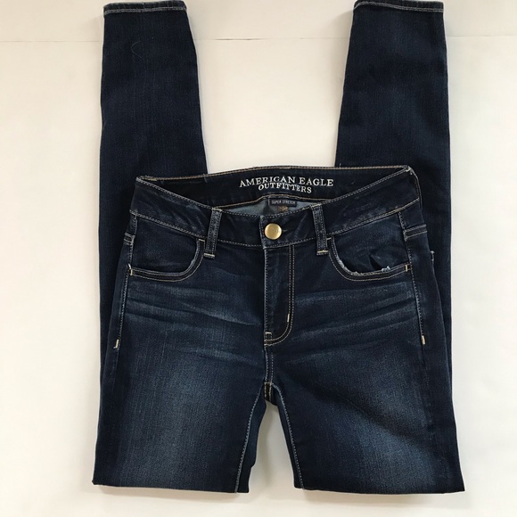 American Eagle Outfitters Denim - American Eagle Dark Denim Skinny Jeans Jegging 0